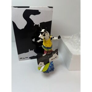 Cow Parade Cowabunga Surfer Cow Figurine Westland Giftware 7253 Box Tag 2002